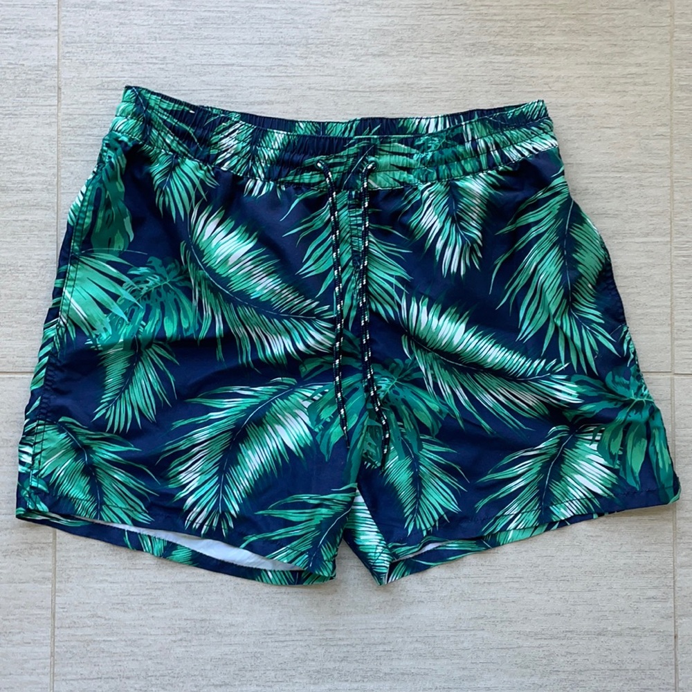 Merona Tropical Banana Leaf Swim Shorts